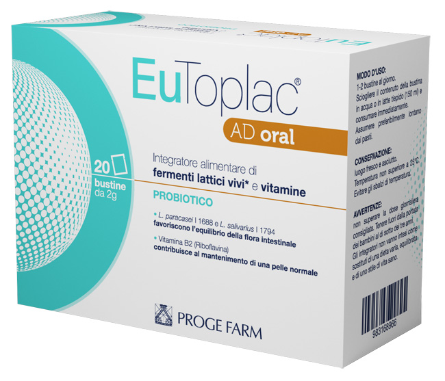 EUTOPLAC AD ORAL 20 BUSTINE - Farmacia Murachelli Di Putelli dr. Giovanni