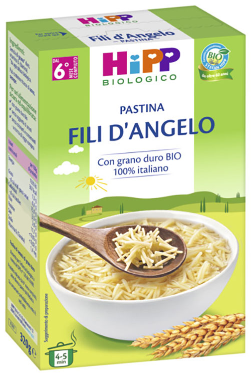 HIPP BIO PASTINA FILI D'ANGELO 320 G - Farmacia Murachelli Di Putelli dr. Giovanni