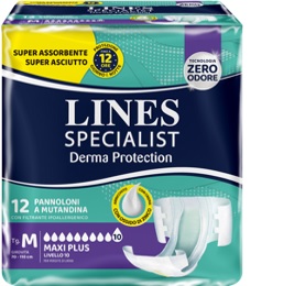 PANNOLONE A MUTANDINA LINES SPECIALIST DERMA MAXI XL 20 PEZZI - Farmacia Murachelli Di Putelli dr. Giovanni