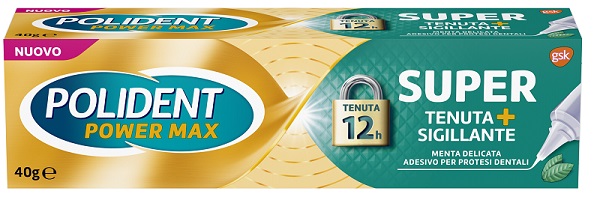 POLIDENT SUPER TENUTA+SIGILLANTE MENTA DELICATA ADESIVO PROTESI DENTALE 40 G - Farmacia Murachelli Di Putelli dr. Giovanni