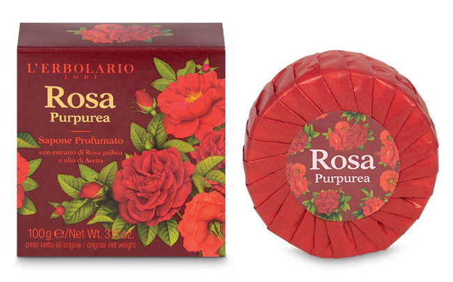 ROSA PURPUREA SAPONE PROFUMATO 100 G - Farmacia Murachelli Di Putelli dr. Giovanni