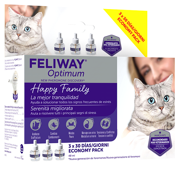 FELIWAY OPTIMUM REFILL 3X48 ML - Farmacia Murachelli Di Putelli dr. Giovanni