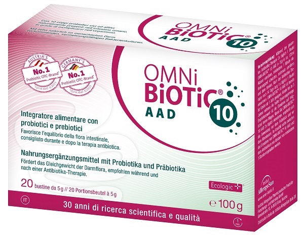 OMNI BIOTIC 10 AAD 20 BUSTINE DA 5 G - Farmacia Murachelli Di Putelli dr. Giovanni
