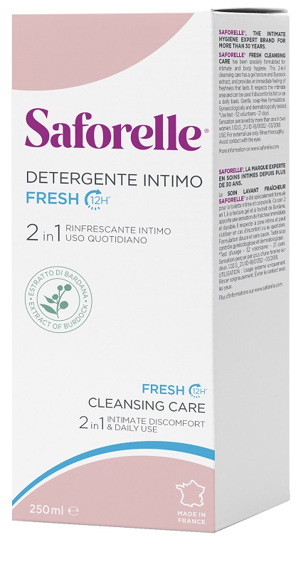 SAFORELLE FRESH DETERGENTE INTIMO 250 ML - Farmacia Murachelli Di Putelli dr. Giovanni