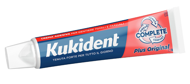 KUKIDENT PLUS ORIGINAL CREMA ADESIVA DENTIERE 65 G - Farmacia Murachelli Di Putelli dr. Giovanni