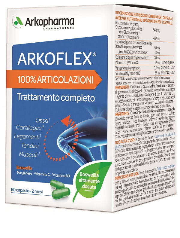 ARKOFLEX 100% ARTICOLAZIONI 60 CAPSULE - Farmacia Murachelli Di Putelli dr. Giovanni