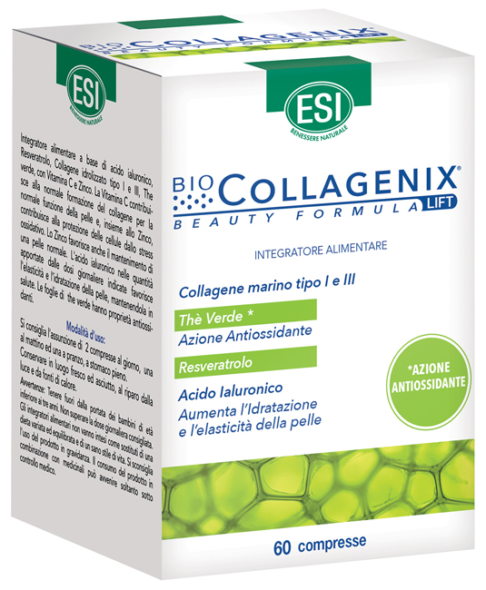 ESI BIOCOLLAGENIX ANTIOSSIDANTE 60 COMPRESSE - Farmacia Murachelli Di Putelli dr. Giovanni