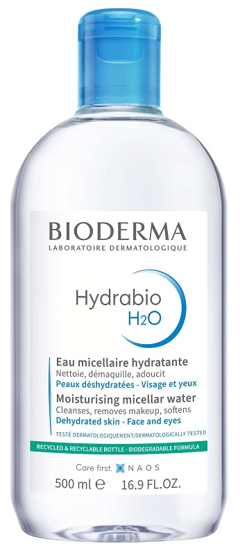 HYDRABIO H2O SOLUZIONE MICELLARE STRUCCANTE IDRATANTE 500 ML - Farmacia Murachelli Di Putelli dr. Giovanni