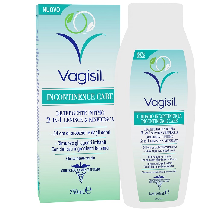 VAGISIL INCONTINENCE CARE DETERGENTE INTIMO 2IN1 LENISCE & RINFRESCA 250 ML - Farmacia Murachelli Di Putelli dr. Giovanni