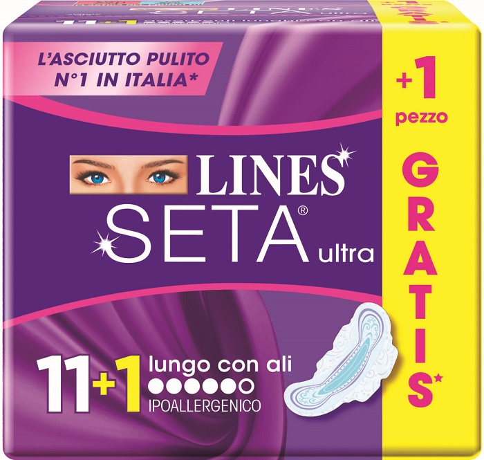 LINES SETA ULTRA LUNGO ALI CP 11+1 GRATIS - Farmacia Murachelli Di Putelli dr. Giovanni
