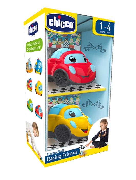 CHICCO GIOCO TURBO BALL - RACING FRIENDS - Farmacia Murachelli Di Putelli dr. Giovanni