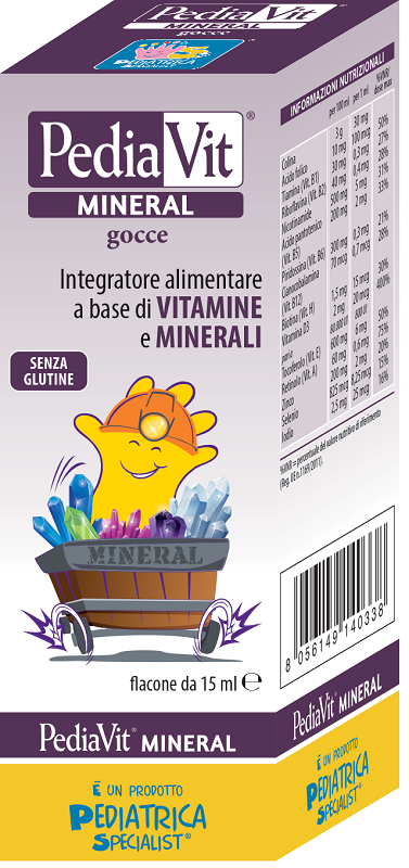 PEDIAVIT MINERAL GOCCE 15 ML - Farmacia Murachelli Di Putelli dr. Giovanni