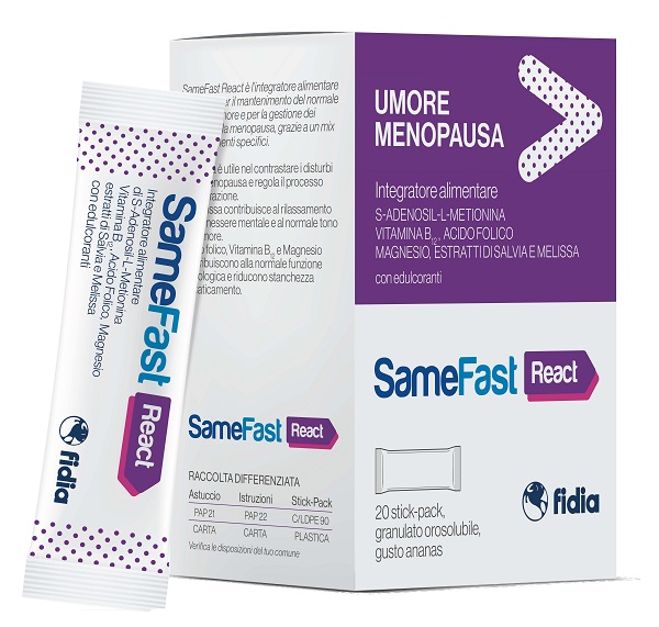 SAMEFAST REACT 20 STICK PACK - Farmacia Murachelli Di Putelli dr. Giovanni