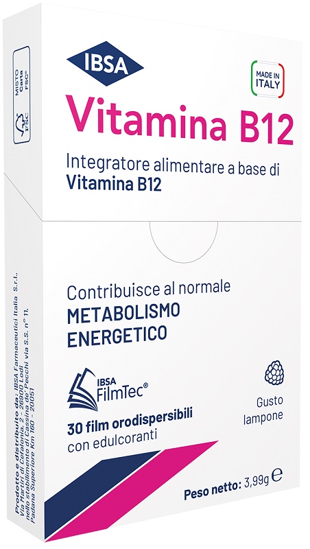 VITAMINA B12 IBSA 30 FILM ORALI - Farmacia Murachelli Di Putelli dr. Giovanni