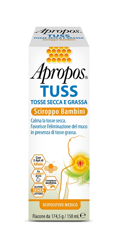 APROPOS TUSS SCIROPPO BAMBINI 150 ML - Farmacia Murachelli Di Putelli dr. Giovanni