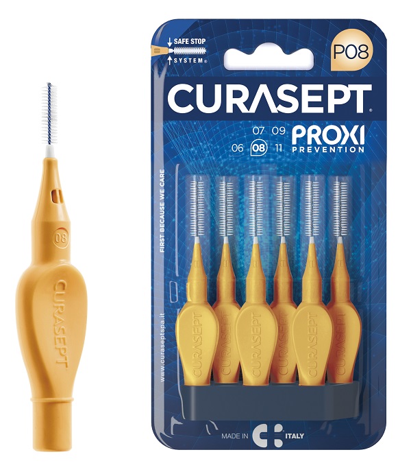 CURASEPT PROXI P08 ARANCIO CHIARO 6 PEZZI - Farmacia Murachelli Di Putelli dr. Giovanni