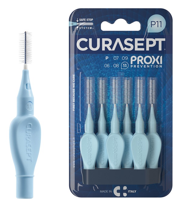CURASEPT PROXI P11 AZZURRO/LIGHT BLUE 6 PEZZI - Farmacia Murachelli Di Putelli dr. Giovanni