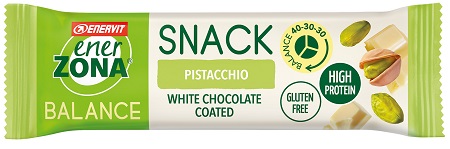 ENERZONA SNACK PISTACCHIO CIOCCOLATO BIANCO 27 G - Farmacia Murachelli Di Putelli dr. Giovanni