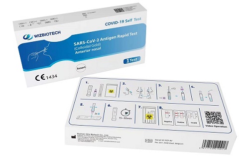 TEST ANTIGENICO RAPIDO COVID-19 AUTODIAGNOSTICO DETERMINAZIONE QUALITATIVA ANTIGENI SARS-COV-2 IN TAMPONI NASALI MEDIANTE IMMUNOCROMATOGRAFIA - Farmacia Murachelli Di Putelli dr. Giovanni