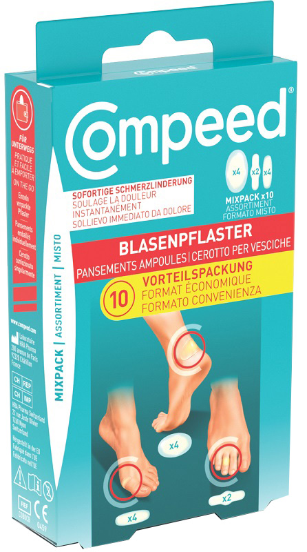 CEROTTI COMPEED PER VESCICHE MISTO BOX 10 PEZZI - Farmacia Murachelli Di Putelli dr. Giovanni