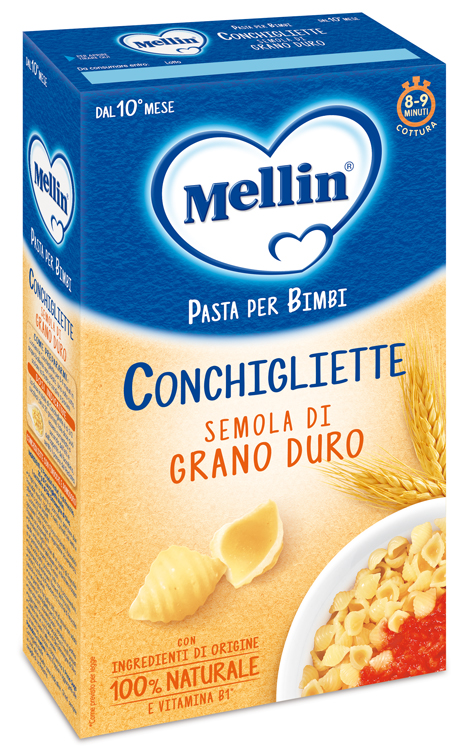MELLIN CONCHIGLIETTE 100% GRANO DURO 280 G - Farmacia Murachelli Di Putelli dr. Giovanni