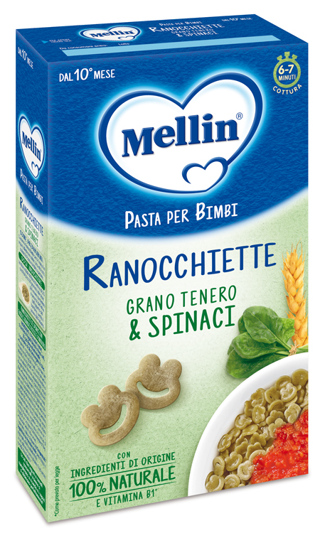 MELLIN RANOCCHIETTE CON SPINACI 280 G - Farmacia Murachelli Di Putelli dr. Giovanni