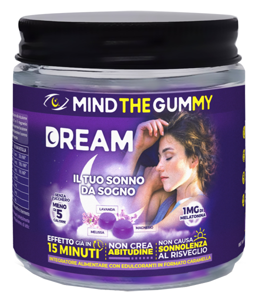MIND THE GUMMY DREAM 60 PASTIGLIE GOMMOSE GUSTO MIRTILLO SENZA ZUCCHERO - Farmacia Murachelli Di Putelli dr. Giovanni