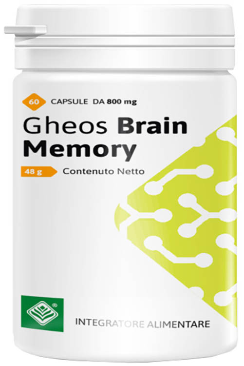 GHEOS BRAIN MEMORY 60 CAPSULE - Farmacia Murachelli Di Putelli dr. Giovanni