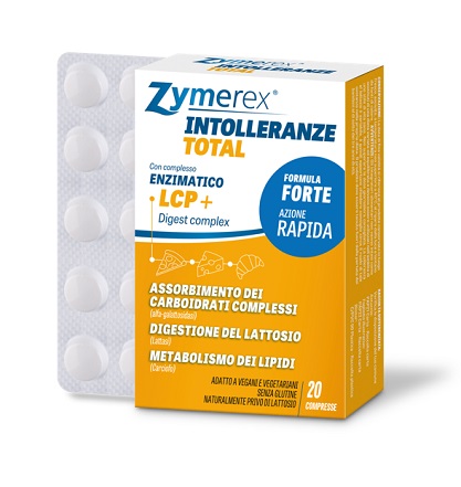 ZYMEREX INTOLLERANZE TOTAL 20 COMPRESSE - Farmacia Murachelli Di Putelli dr. Giovanni