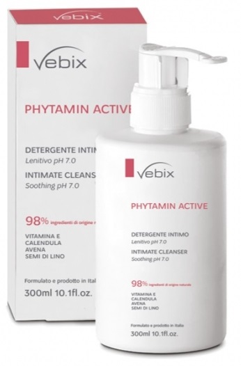 VEBIX PHYTAMIN E DETERGENTE INTIMO LENITIVO PH 7,0 300 ML - Farmacia Murachelli Di Putelli dr. Giovanni