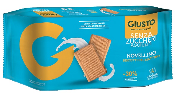 GIUSTO SENZA ZUCCHERO BISCOTTI MATTINO 350 G - Farmacia Murachelli Di Putelli dr. Giovanni