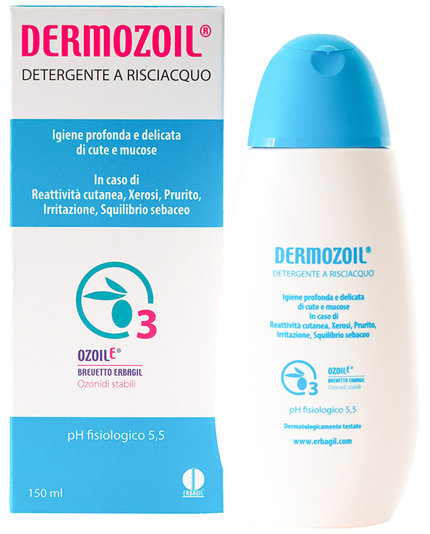 DERMOZOIL DETERGENTE A RISCIACQUO 150 ML - Farmacia Murachelli Di Putelli dr. Giovanni