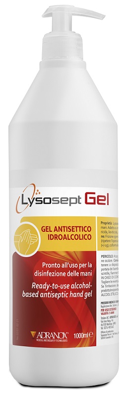 LYSOSEPT GEL ANTISETTICO IDROALCOLICO 1 LITRO - Farmacia Murachelli Di Putelli dr. Giovanni