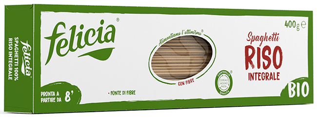 FELICIA BIO RISO INTEGRALE SPAGHETTI 340 G - Farmacia Murachelli Di Putelli dr. Giovanni