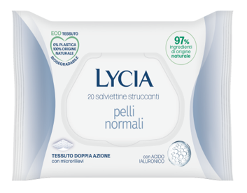 LYCIA SALVIETTINE STRUCCANTI PELLI NORMALI 20 PEZZI - Farmacia Murachelli Di Putelli dr. Giovanni