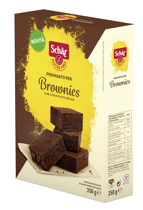 SCHAR PREPARATO PER BROWNIES CON CIOCCOLATO BELGA 350 G - Farmacia Murachelli Di Putelli dr. Giovanni