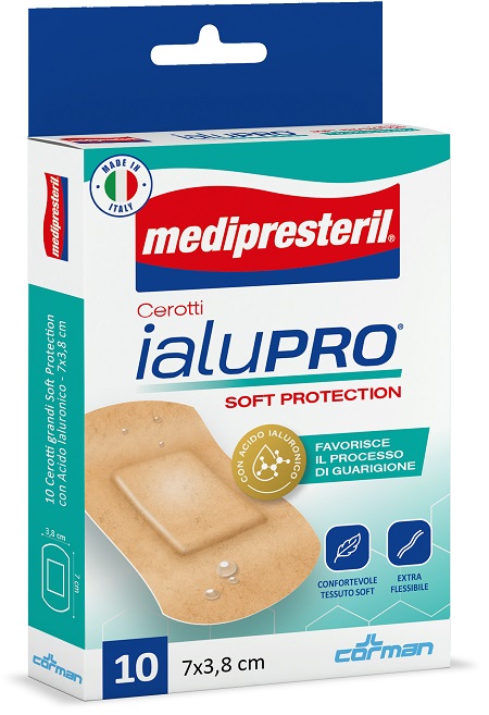 MEDIPRESTERIL CEROTTI IALUPRO SOFT PROTECTION SUPER 7X3,8CM 10 PEZZI - Farmacia Murachelli Di Putelli dr. Giovanni