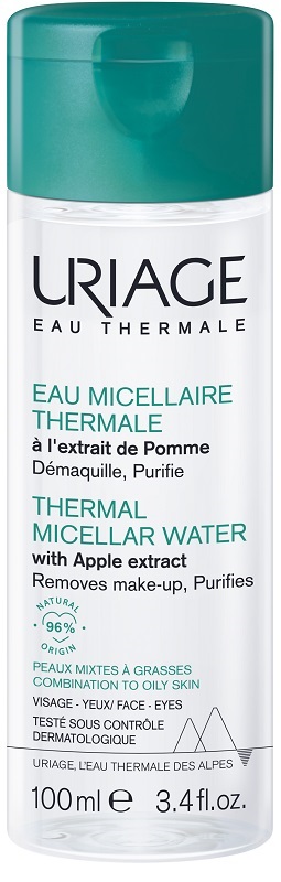 URIAGE EAU MICELLAIRE THERMALE PELLI MISTE GRASSE FLACONE 100 ML - Farmacia Murachelli Di Putelli dr. Giovanni