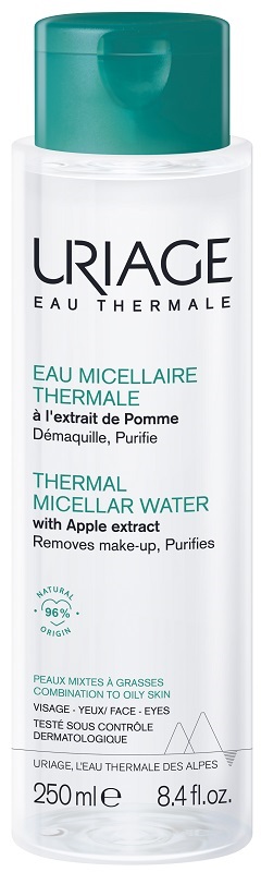 URIAGE EAU MICELLAIRE THERMALE PELLI MISTE GRASSE FLACONE 250 ML - Farmacia Murachelli Di Putelli dr. Giovanni