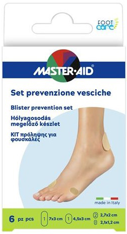 PROTEZIONE VESCICHE MASTER-AID FOOTCARE MIX 6 PEZZI A3 - Farmacia Murachelli Di Putelli dr. Giovanni