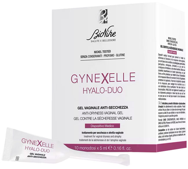 GYNEXELLE HYALO-DUO GEL VAGINALE ANTI-SECCHEZZA 10 PEZZI DA 15 ML - Farmacia Murachelli Di Putelli dr. Giovanni