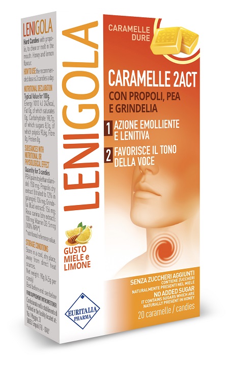 LENIGOLA 2ACT CARAMELLE DURE 20 PEZZI - Farmacia Murachelli Di Putelli dr. Giovanni