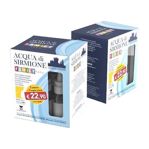 ACQUA DI SIRMIONE FAMILY PACK 12 FLACONCINI DA 15 ML - Farmacia Murachelli Di Putelli dr. Giovanni