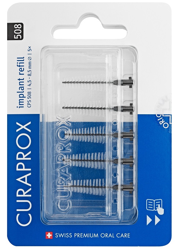 CURAPROX CPS 505 IMPLANT REFILL 5 SCOVOLINI BLACK - Farmacia Murachelli Di Putelli dr. Giovanni