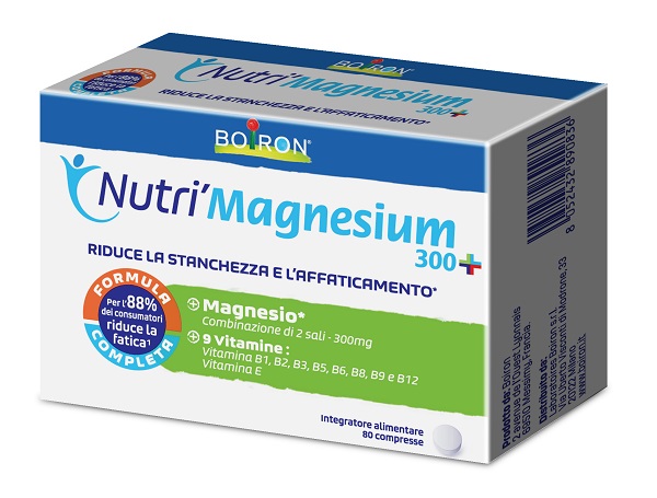 NUTRI'MAGNESIUM 300+ 80 COMPRESSE DA 500 MG SENZA GLUTINE NATURALMENTE PRIVO DI LATTOSIO - Farmacia Murachelli Di Putelli dr. Giovanni