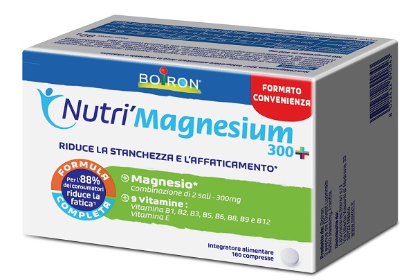 NUTRI'MAGNESIUM 300+ 160 COMPRESSE DA 500 MG SENZA GLUTINE NATURALMENTE PRIVO DI LATTOSIO - Farmacia Murachelli Di Putelli dr. Giovanni