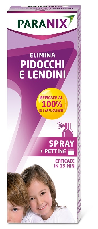 TRATTAMENTO PIDOCCHI E LENDINI PARANIX SPRAY 100 ML + PETTINE - Farmacia Murachelli Di Putelli dr. Giovanni
