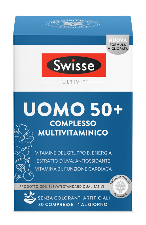 SWISSE MULTIVITAMINICO UOMO 50+ 30 COMPRESSE - Farmacia Murachelli Di Putelli dr. Giovanni
