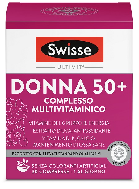 SWISSE MULTIVITAMINICO DONNA 50+ 30 COMPRESSE - Farmacia Murachelli Di Putelli dr. Giovanni