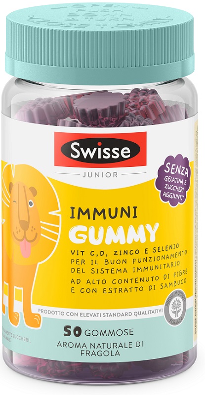 SWISSE JUNIOR IMMUNI GUMMY 50 PASTIGLIE GOMMOSE - Farmacia Murachelli Di Putelli dr. Giovanni